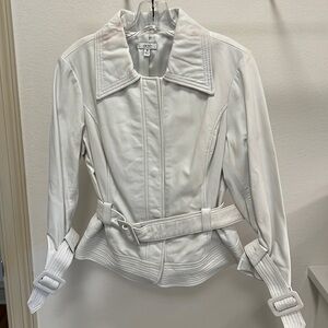 Cache Vintage Leather Jacket Size 10